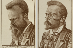 Joseph Cuypers en Jan Stuyt getekend door Theo Molkenboer (1898).