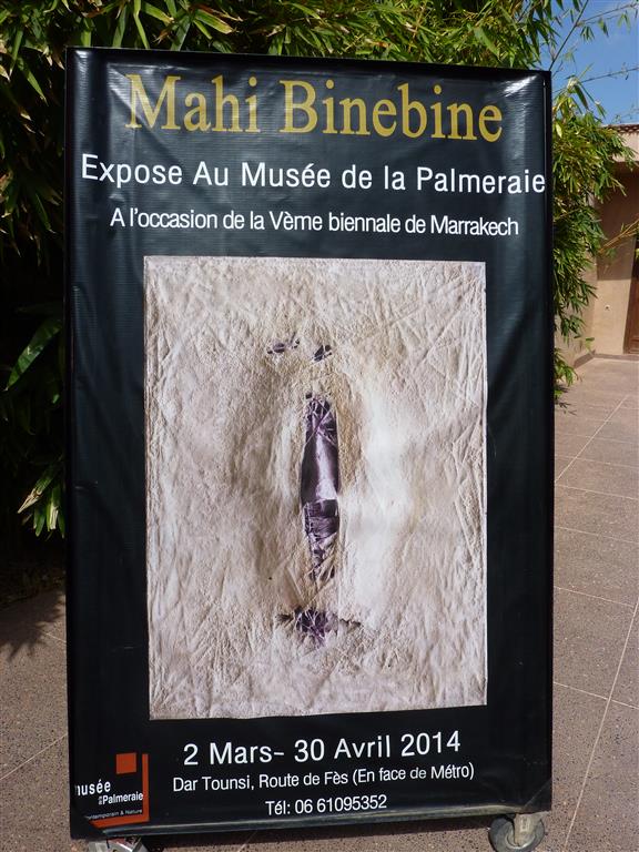 Mahi Binebine in Musée de la Palmeraie, Marrakesh