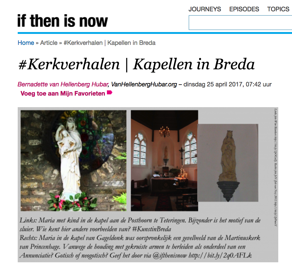 Kapellen #KunstinBreda