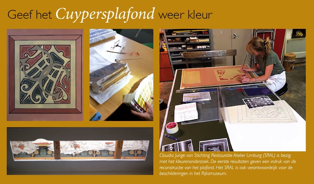 Cuypersplafond Cuypershuis | Lezing SRAL over de kleuren van Cuypers