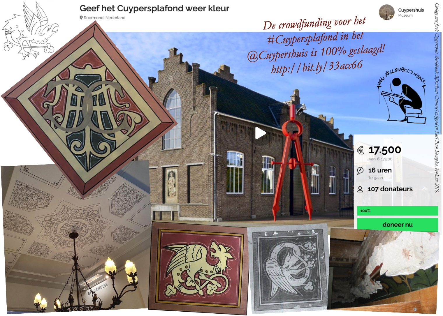 Succesvolle crowdfunding Cuypersplafond